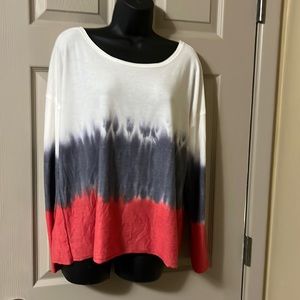 NEW soft dyed look top